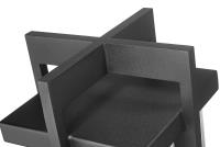 Two Light Outdoor Pier Mount by Z-Lite - Fortis Collection, Sand Black Finish - 5031PHBR-533PM-BK