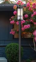 Two Light Outdoor Post Mount by Z-Lite - Fortis Collection, Sand Black Finish - 5031PHBR-567P-BK