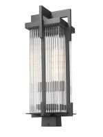 Two Light Outdoor Post Mount by Z-Lite - Fortis Collection, Sand Black Finish - 5031PHBS-BK
