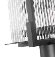 Three Light Outdoor Post Mount by Z-Lite - Fortis Collection, Sand Black Finish - 5031PHXLR-5010P-BK