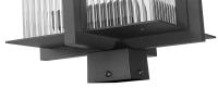 Three Light Outdoor Post Mount by Z-Lite - Fortis Collection, Sand Black Finish - 5031PHXLS-BK