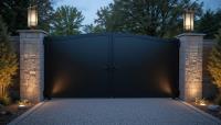 Three Light Outdoor Pier Mount by Z-Lite - Fortis Collection, Sand Black Finish - 5031PHXLS-SQPM-BK