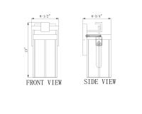 One Light Outdoor Wall Mount by Z-Lite - Fortis Collection, Sand Black Finish - 5031S-BK