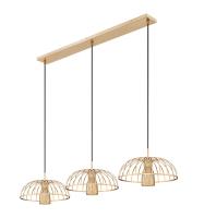 Three Light Linear Chandelier by Z-Lite - Valencia Collection, Modern Gold Finish - 623P16-3L-MGLD