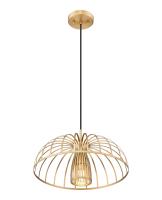 One Light Pendant by Z-Lite - Valencia Collection, Modern Gold Finish - 623P16-MGLD