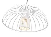 One Light Pendant by Z-Lite - Valencia Collection, Texture White Finish - 623P16-TXWH
