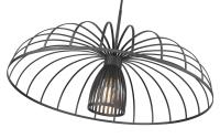 One Light Pendant by Z-Lite - Valencia Collection, Matte Black Finish - 623P24-MB