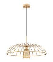 One Light Pendant by Z-Lite - Valencia Collection, Modern Gold Finish - 623P24-MGLD