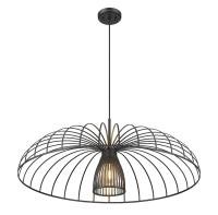 One Light Pendant by Z-Lite - Valencia Collection, Matte Black Finish - 623P35-MB