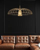 One Light Pendant by Z-Lite - Valencia Collection, Modern Gold Finish - 623P35-MGLD
