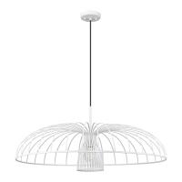 One Light Pendant by Z-Lite - Valencia Collection, Texture White Finish - 623P35-TXWH