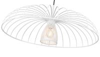 One Light Pendant by Z-Lite - Valencia Collection, Texture White Finish - 623P35-TXWH