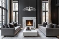 One Light Pendant by Z-Lite - Valencia Collection, Texture White Finish - 623P35-TXWH