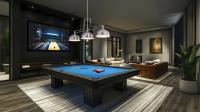 Three Light Billiard by Z-Lite - Melange Collection, Brushed Nickel Finish - 725-3BN-D13BN