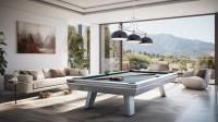 Three Light Billiard by Z-Lite - Melange Collection, Brushed Nickel Finish - 725-3BN-D13MB