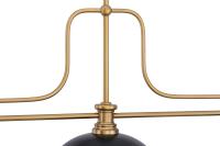 Three Light Billiard by Z-Lite - Melange Collection, Heritage Brass Finish - 725-3HBR-D12MB+HBR