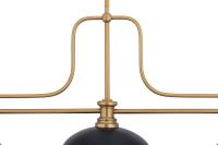 Three Light Billiard by Z-Lite - Melange Collection, Heritage Brass Finish - 725-3HBR-D13MB
