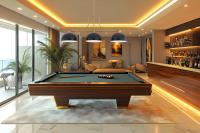 Three Light Billiard by Z-Lite - Melange Collection, Heritage Brass Finish - 725-3HBR-D13MB