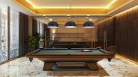 Three Light Billiard by Z-Lite - Melange Collection, Heritage Brass Finish - 725-3HBR-D13MB