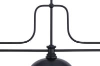 Three Light Billiard by Z-Lite - Melange Collection, Matte Black Finish - 725-3MB-D12MB