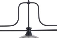 Three Light Billiard by Z-Lite - Melange Collection, Matte Black Finish - 725-3MB-D13BN