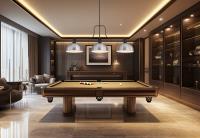 Three Light Billiard by Z-Lite - Melange Collection, Matte Black Finish - 725-3MB-D13BN