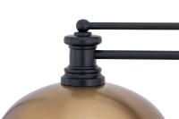 Three Light Billiard by Z-Lite - Melange Collection, Matte Black Finish - 725-3MB-D13HBR