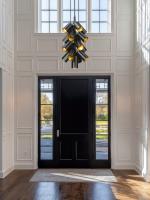 17 Light Chandelier by Z-Lite - Lumina Collection, Matte Black Finish - 7520-17MB