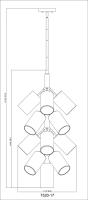 17 Light Chandelier by Z-Lite - Lumina Collection, Modern Gold Finish - 7520-17MGLD