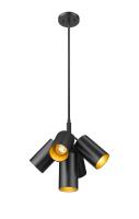 Five Light Chandelier by Z-Lite - Lumina Collection, Matte Black Finish - 7520-5MB