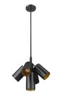 Five Light Chandelier by Z-Lite - Lumina Collection, Matte Black Finish - 7520-5MB