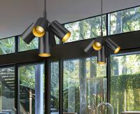 Five Light Chandelier by Z-Lite - Lumina Collection, Matte Black Finish - 7520-5MB