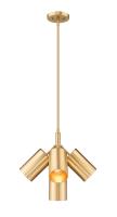 Five Light Chandelier by Z-Lite - Lumina Collection, Modern Gold Finish - 7520-5MGLD