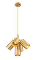 Five Light Chandelier by Z-Lite - Lumina Collection, Modern Gold Finish - 7520-5MGLD