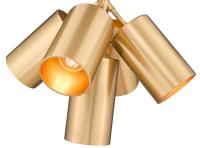 Five Light Chandelier by Z-Lite - Lumina Collection, Modern Gold Finish - 7520-5MGLD