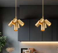 Five Light Chandelier by Z-Lite - Lumina Collection, Modern Gold Finish - 7520-5MGLD