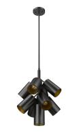 Nine Light Chandelier by Z-Lite - Lumina Collection, Matte Black Finish - 7520-9MB