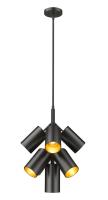 Nine Light Chandelier by Z-Lite - Lumina Collection, Matte Black Finish - 7520-9MB