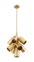 Nine Light Chandelier by Z-Lite - Lumina Collection, Modern Gold Finish - 7520-9MGLD