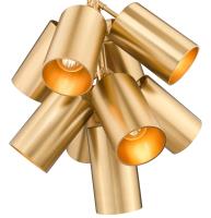 Nine Light Chandelier by Z-Lite - Lumina Collection, Modern Gold Finish - 7520-9MGLD
