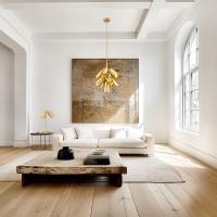 Nine Light Chandelier by Z-Lite - Lumina Collection, Modern Gold Finish - 7520-9MGLD