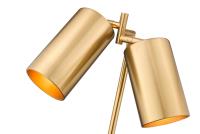 Two Light Table Lamp by Z-Lite - Lumina Collection, Modern Gold Finish - 7520TL-MGLD