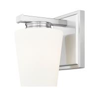 One Light Wall Sconce by Z-Lite - Nextra Collection, Brushed Nickel Finish - 7703-1S-BN