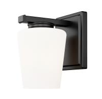 One Light Wall Sconce by Z-Lite - Nextra Collection, Matte Black Finish - 7703-1S-MB