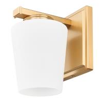 One Light Wall Sconce by Z-Lite - Nextra Collection, Modern Gold Finish - 7703-1S-MGLD