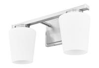 Two Light Vanity by Z-Lite - Nextra Collection, Brushed Nickel Finish - 7703-2V-BN