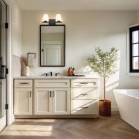 Two Light Vanity by Z-Lite - Nextra Collection, Matte Black Finish - 7703-2V-MB