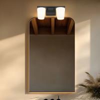 Two Light Vanity by Z-Lite - Nextra Collection, Matte Black Finish - 7703-2V-MB