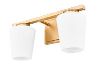 Two Light Vanity by Z-Lite - Nextra Collection, Modern Gold Finish - 7703-2V-MGLD