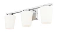 Three Light Vanity by Z-Lite - Nextra Collection, Brushed Nickel Finish - 7703-3V-BN